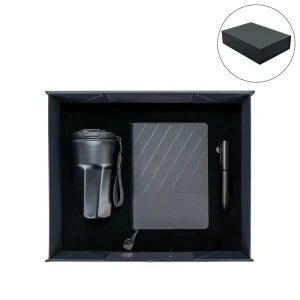 Premium Corporate Gift Sets in Black Magnetic Closure Gift Box